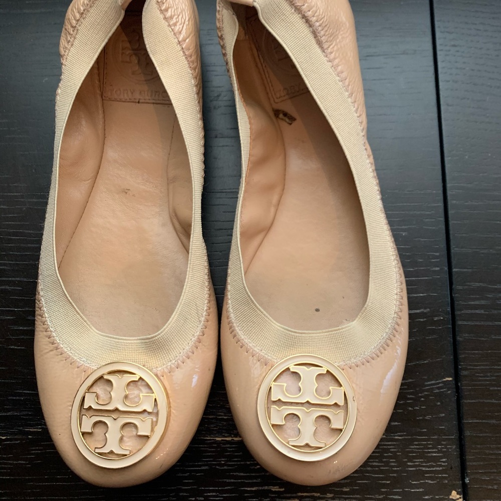 Tory Burch Cream Flats Size 6
